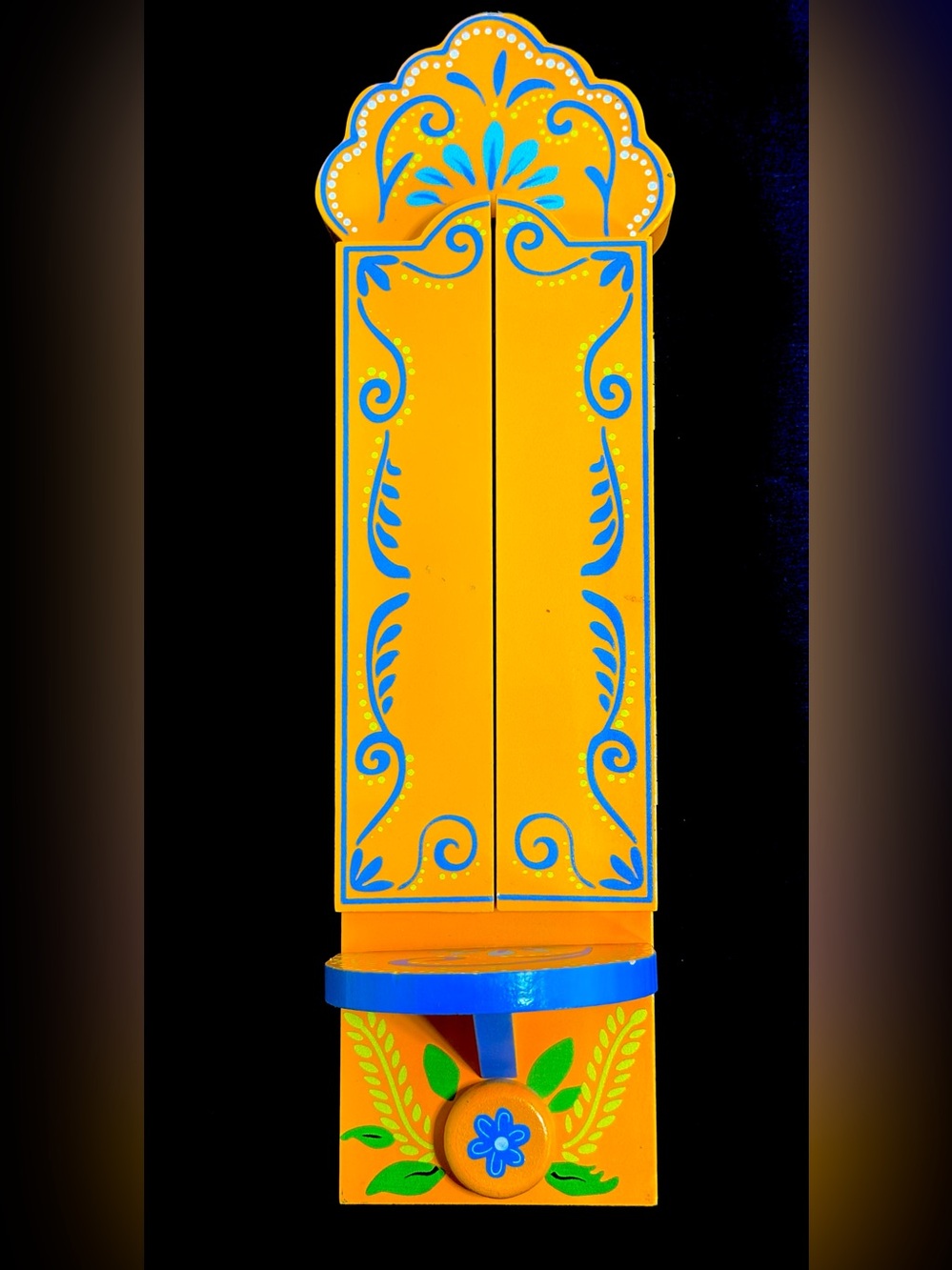 Mini Sugar Skull Dia De Los Muertos Wooden Ofrenda Wall Altar 2026 Collection